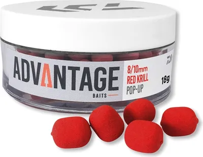 Image de DAIWA Pop Up appât pour hameçon, appât naturel, rouge, red krill, 13300-306