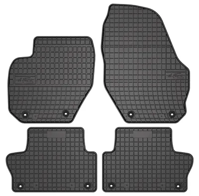 Zdjęcie produktu dla Dywaniki gumowe do Volvo XC60 I 2008-2017 (crossover) – 4 szt., czarne, dopasowane – Wielganizator SolidPRO