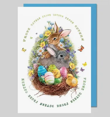 Produktbild von Grußkarte zu Ostern