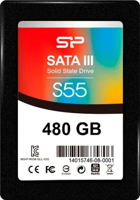 Produktbild von Silicon Power Slim S55, 480 GB, 2.5", 6 Gbit/s