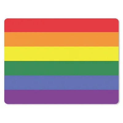 Produktbild von MuchoWow® Mauspad Mousepad Stolz - Regenbogen - Liebe 23x19 cm - Mousepads - Maus Mat - Pad - Mausunterlage - Schreibtischunterlage - Mauspad