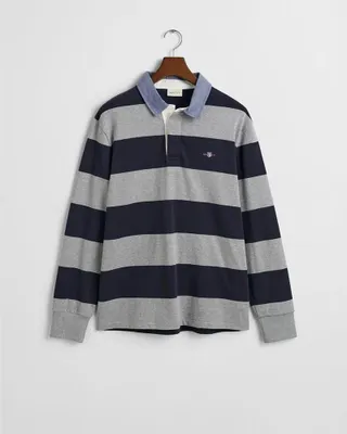 Image de Gant 2004083 Polo à manches longues Gris L Homme Gris L