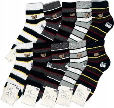 Produktbild von Herrensocken 10er-Pack Pesail Bunter Teddybär 95% Baumwolle Sockpety 40-44