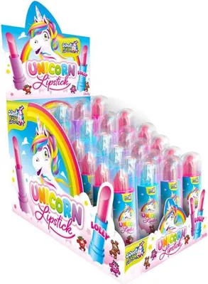 Produktbild von Sweet Flash Unicorn Lipstick Lolly 24er