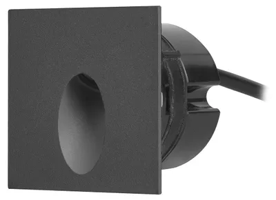 Image de Applique extérieure LED C4 Icon - Blanc chaud, noir
