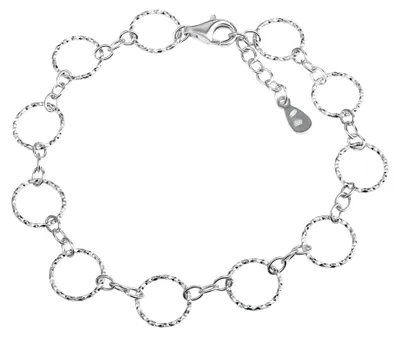 Produktbild von F Armband 925/- Sterling Silber 17+1,5cm weiß 354260039R