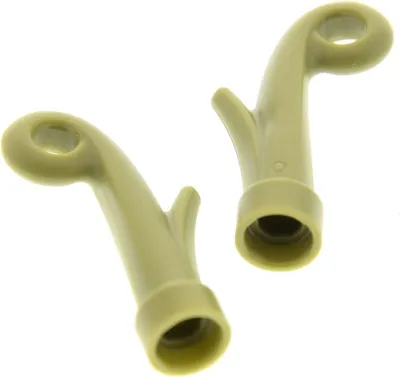 Produktbild von 2x Lego Pflanze oliv grün Gras Blatt Stiel Star Wars Set 75929 75037 31576 15279