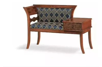 Produktbild von Bank Polster Stoff Möbel Textil Sitzbank Designer Sitzhocker Neu