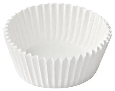 Produktbild von 1000x Gebäckkapseln Muffin-Kapseln weiß Ø 50 x 30 mm