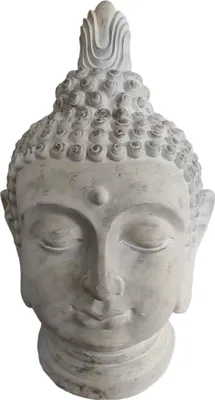 Produktbild von Buddha-Kopf-Skulptur, 78 cm, wetterfestes Polyresin