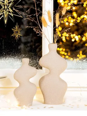 Produktbild von Gilde Vase "Wave" H.23cm 55309