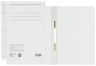 Produktbild von LEITZ Schnellhefter A4 250Blatt kfm. Heftung Manilakarton (RC) weiß