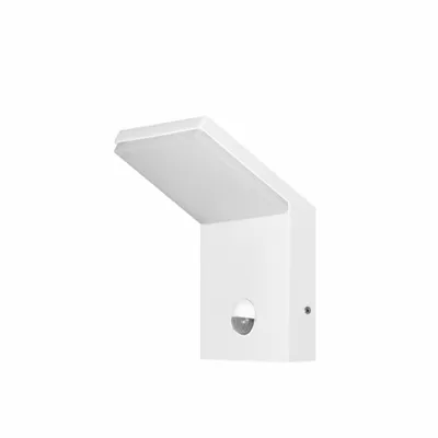 Produktbild von Beneito & Faure -  IP54 9W LED Wandleuchte mit Sensor Weiß 2200K/2700K/3000K mit Dämmerungs- und Anwesenheitssensor