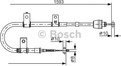 Produktbild von Bosch Seilzug, Feststellbremse  1 987 482 166