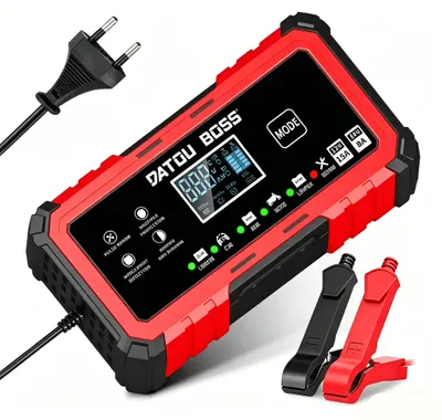 Produktbild von Intelligentes Batterieladegerät - DT-G21508 12/24 V - 15 A bei 12 V - 8 A bei 24 V - 240 W - Für Blei-Säure-, AGM-, GEL- und LiFePO4-Batterien - Auto, Motorrad, Lkw