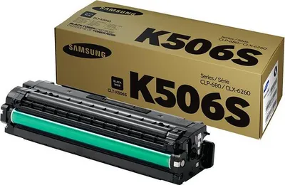 Productafbeelding van Samsung CLT-K506S tonercartridge - zwart - voor laserprinters - capaciteit: 2000 pagina's