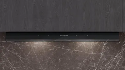 Produktbild von Siemens LJ97BDP60, 433 m³/h, Abluft/Umluft, 57 dB, 413 m³/h, Eingebaut, Schwarz