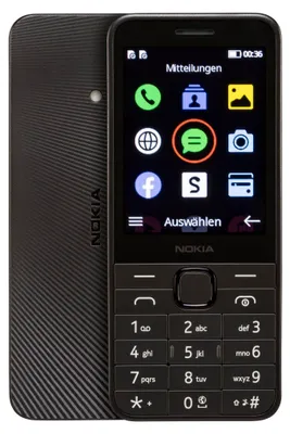 Obrázek produktu pro HMD Nokia 215 (2024), Na výšku, Dual SIM, 7,11 cm (2.8"), Bluetooth, 1450 mAh, Černá