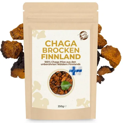 Produktbild von Chaga Pilz Tee 250g aus Finnland
