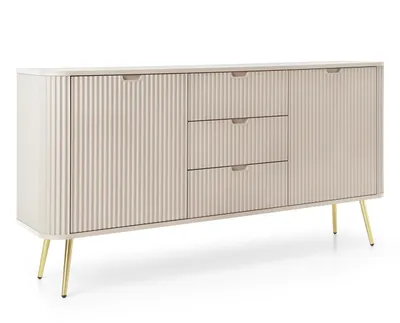 Produktbild von AX LIVING Schubladenschrank Kommode Salvia KSZ168 168 cm Kaschmir