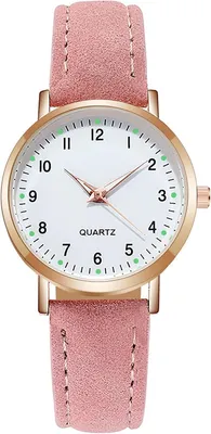Produktbild von Watch Für Damen, Damen Analog Quarz Uhr mit Leder Armband, Uhren Damen Einfache Business Klassische Armbanduhr Lässig Quarzuhr Kleideruhr Nachtlicht