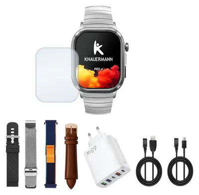 Produktbild von Knauermann PRO 4 (2026) Smartwatch mit Anruf & SOS Funktion