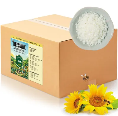 Weißes Bienenwachs 9 kg – Pastillen für Kerzen & DIY