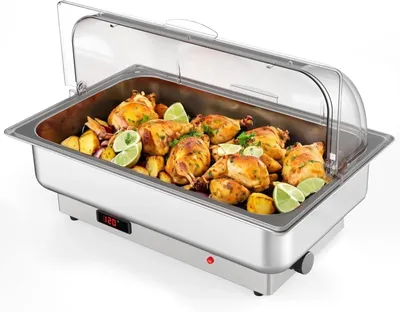 Produktbild von Für 600W Elektrischer Speisenwärmer Chafing Dish Inkl. 1/1GN-Behälter Einsatz