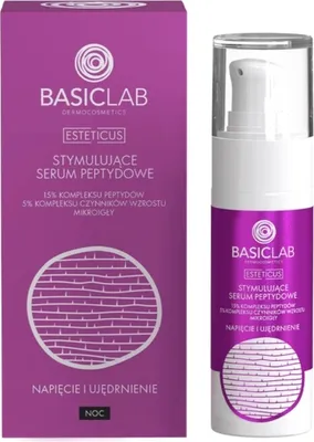 Produktbild von BASICLAB Peptid-Gesichtsserum – 15 % Peptidkomplex 30ml