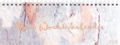 Produktbild von Tischquerkalender Marble 2026