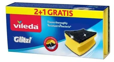 Produktbild von VILEDA Schwamm Glitzi 2+1 Stück