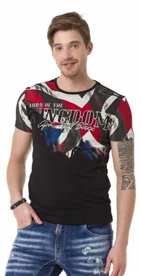 Produktbild von CT683 Herren T-Shirt mit großem Frontprint