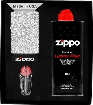 Produktbild von ZIPPO Feuerzeug-Set GLACIER LOGO Geschenk No1