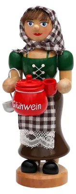 Produktbild von Räucherstäbchenhalter Figurine als Gastgeberin, ca. 19 cm