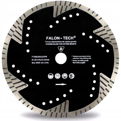Produktbild von Falon-Tech Diamanttrennscheibe Granit Beton 230mm