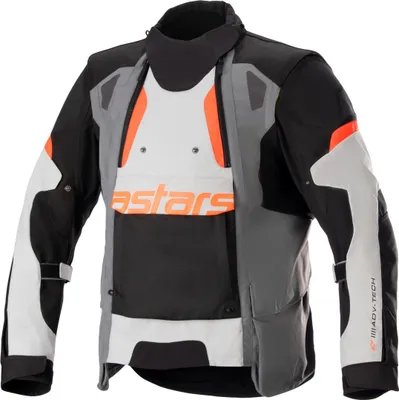 Produktbild von Alpinestars Halo Drystar Jacket Dark Gray/Ice Gray/Black M Textiljacke