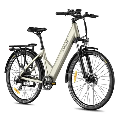Produktbild von E Bike 27,5 Zoll Pedelec, Rostfreie Aluminiumlegierung 36 V 15 Ah 540 Wh bis zu 90 - 110 km, Wasserdicht IP54, E- Fahrrad mit 7 Gang und App, Gold