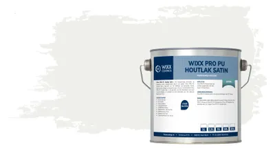 Productafbeelding van Wixx PRO PolyurethanHoutlak Satin - RAL 9016 | Verkeerswit - 10L
