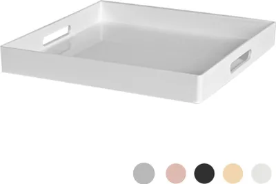 Produktbild von Argon Ta Metallic-Platz Serviertablett - Metallic-Finish - 33cm - White