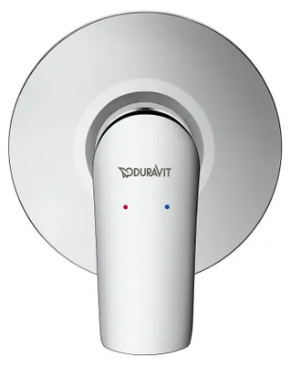 Produktbild von Duravit Duravit No.1 Einhebel-Brausemischer Unterputz Chrom Hochglanz 115x83x128 mm , N14210007010