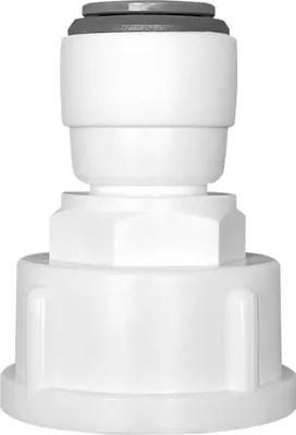Produktbild von Wasser Schnellkupplung Adapter, 1 Stück Schnellanschluss für Wasserfilter, Dichtung Anschluss, für Wasserreinigern, Osmose-Wasserfiltern, Wasserleitungen, Wasserspendern, Kühlschränken