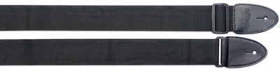 Produktbild von Gitarrengurt aus schwarzem Nylon - Lang