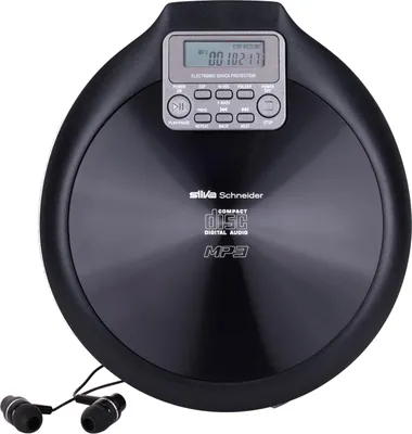 Produktbild von Silva-Schneider MCD 50 Tragbarer CD-Player CD CD-R CD-RW MP3 Schwarz