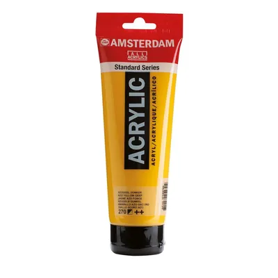 Zdjęcie produktu dla Farba akrylowa Amsterdam Standard Series Tubka 250 ml - Azo Yellow Dark 270