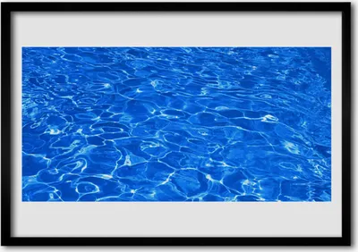 Produktbild von Bild 70x50 MDF-Rahmen Wandkunst Wasser-Kunst