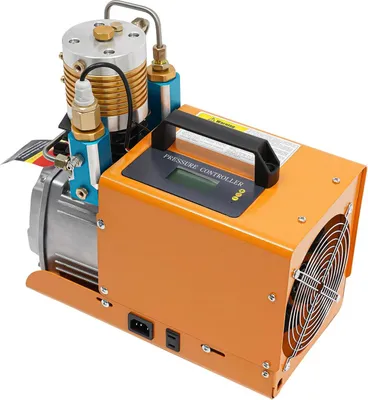 Produktbild von PCP Luftkompressor - Elektrischer Hochdruckkompressor - 1800W 300 bar 220V - 2800RPM Kupfermotor - Tragbare Pumpe - Orange