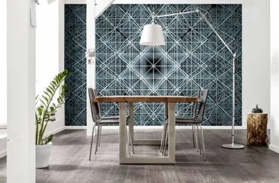 Obrázek produktu pro Komar netkaná fototapeta "Matrix", modrá, černá, bílá, 368 x 248 cm; XXL4-061