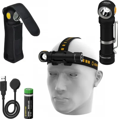 Zdjęcie produktu dla Latarka Akumulatorowa Czołowa Sportowa Mocna Wizard C2 Pro Max Lr 3870 Lm