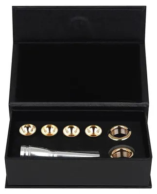 Produktbild von Trompetenmundstück-Set für Anfänger – Gold und Silber