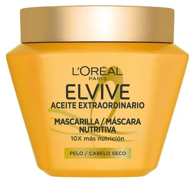 Productafbeelding van Elvive Extraordinary Oil drooghaarmasker, L'Oréal Paris, 310 ml